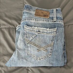 BKE Jake Straight Leg Jean Light Wash Size 33